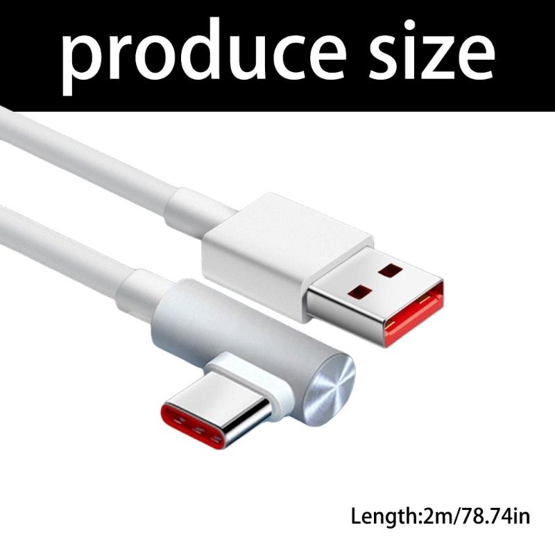 120 Вт, 90 градусов, USB Type-C, кабель для быстрой зарядки, для мобильного телефона, планшета, передача данных, удлинитель для зарядки, портативный