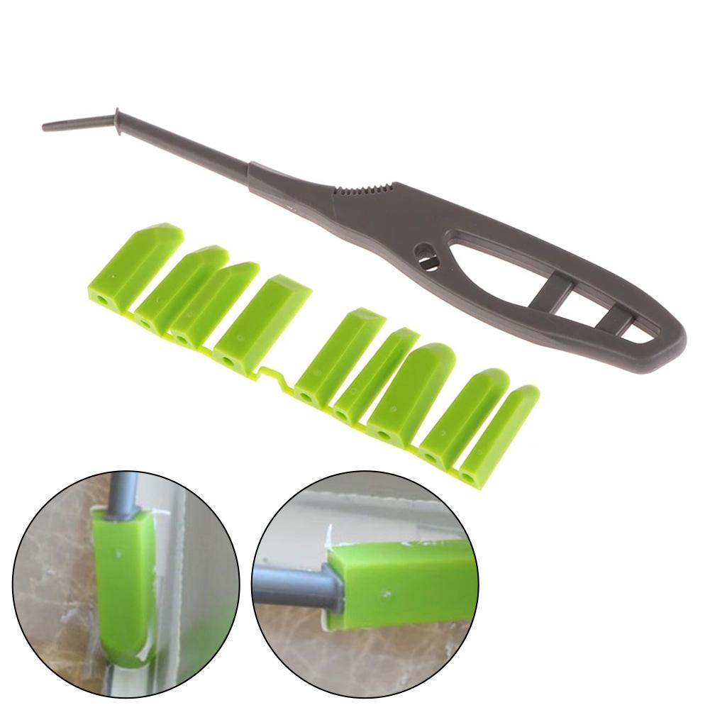 Glue Scraper Set Glass Glue Angle Scraper Sealant Spreader Multifunction For Window Ceramics Tile Kitchen Sink Shower Tile Joint