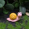 1/3Pcs Snail Statue Resin Ornament Courtyard Garden Decor Bonsai Statues Sun-Resistant Weather-Proof Resin Snail Sculpture