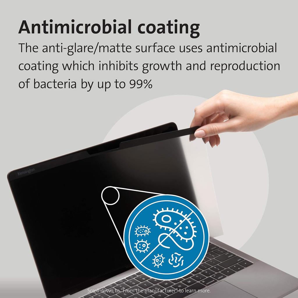 Magnetic Privacy Screen for 13.6" MacBook Air (2022 and Newer) 13.3" 14" 15" 16" Removable Laptop Privacy Filter Shield and Anti-Glare Protector