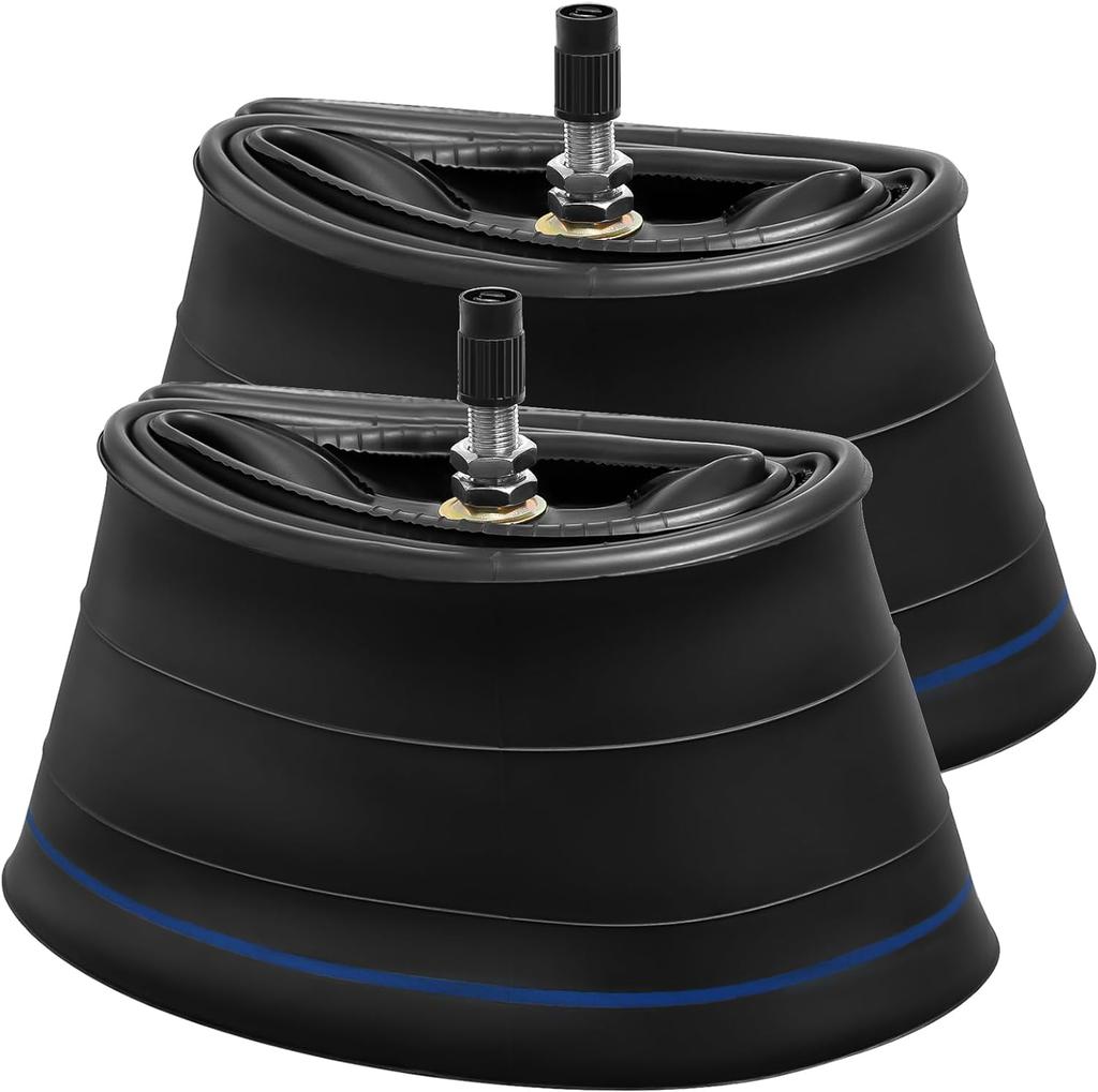 PaoWin Tubes with Thick Wall and TR4 Fits Motorcycle Compatible with and Motorcycles and Mopeds 2-Piece Set, 4.10-18 Valves, 4.10/4.50-18 120/80-18