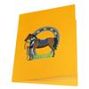 Equestrian Sports Theme Card PopUp Card with Envelope 3D Greeting Cards for Birthdays Anniversaries Parties Gift