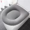 Bathroom Accessories Warmer with Handle Toilet Seat Cover Cushion Closestool Mat Pad