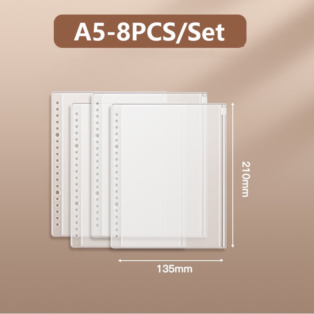 Loose Leaf Storage Booklet A4/A5/B5 Binder Photo Album Multifunctional Archives Bag  School