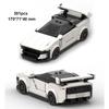 Технический Городской Скоростной Спортивный MOC Креативный Гоночный Автомобиль Строительные Блоки Гараж Carro Rennau Voiture Транспортные Средства Игрушки