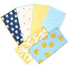 Half Set In Gauze Handkerchiefs with Cute POP Set [cluster] Kids' Handkerchiefs, 6-Piece [Made Japan] Patterns,