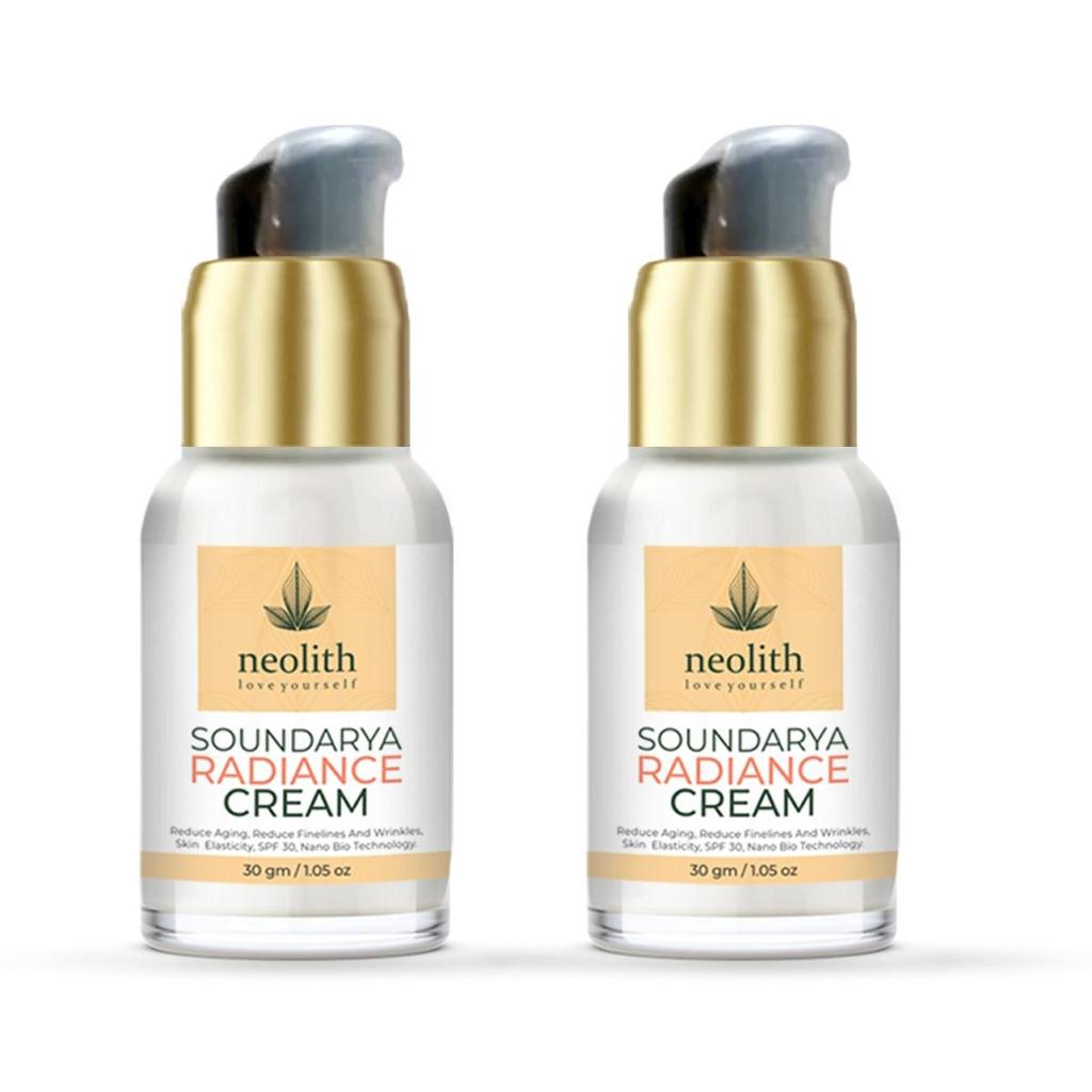 Neolith Крем для сияния Саундарья || Антивозрастное средство, усилитель естественного тона, осветление кожи, с технологией Nano Bio Silver.