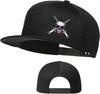 Кепка-snapback с графическим изображением черепа и скрещенных мечей, регулируемая, с плоским козырьком, тракер для мужчин и мальчиков