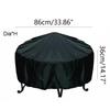 Круглый чехол для костра для патио Защита Пылезащитный чехол Чехол для гриля Барбекю Уличный Великобритания
