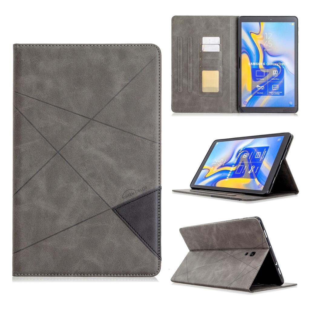 Case for Samsung Galaxy Tab A 10.5inch (2018 Release)(SM-T590/T595/T597) Bussiness Premium PU Leather Folio Cover Multiple Viewing Angles Card Pocket