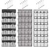 Настенный подвесной органайзер для обуви с 24 большими карманами, практичные товары для организации дома