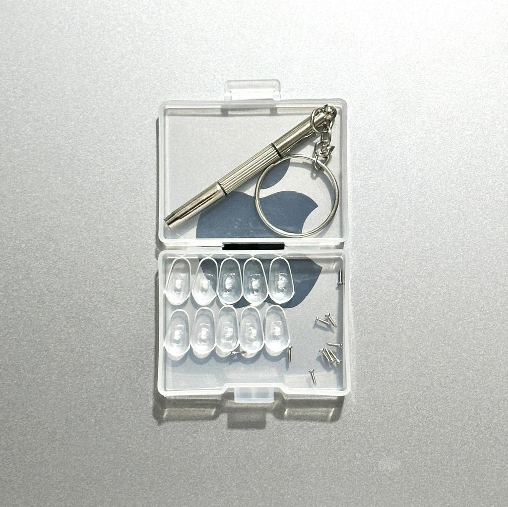 Multi-color Anti-slip Eyeglass Case with Chain and Cloth for Prescription and Reading Glasses