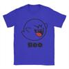 Funny Boo Ghost Marios TShirts Men Round Collar Pure Cotton T Shirt  Short Sleeve Tee Shirt Gift Idea Clothes