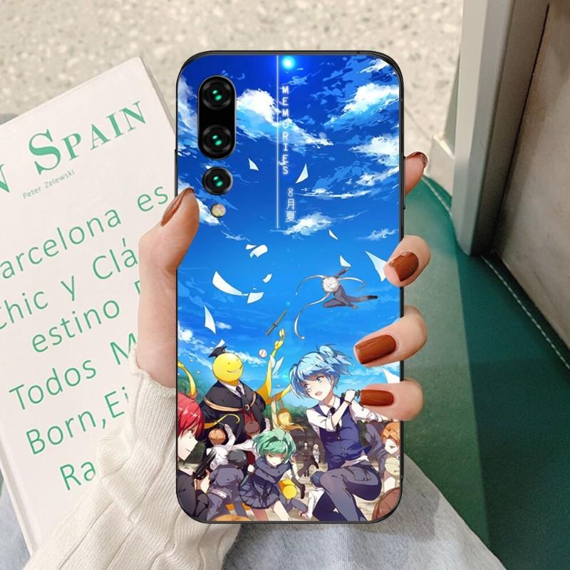 Чехол для телефона Assassination Classroom для Huawei P50 P40 P30 Pro Lite P Smart 2021 2019 Magic 3, мягкий черный чехол для телефона