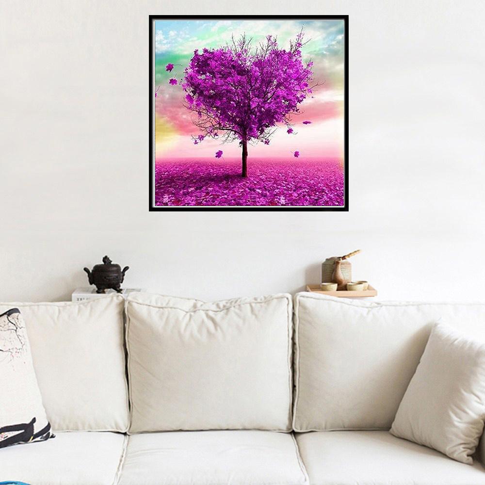 5D алмазная живопись, вышивка, цветок, пейзаж, Алмазная мозаика, Наклейка на стену, вышивка крестом, украшение для дома, живопись