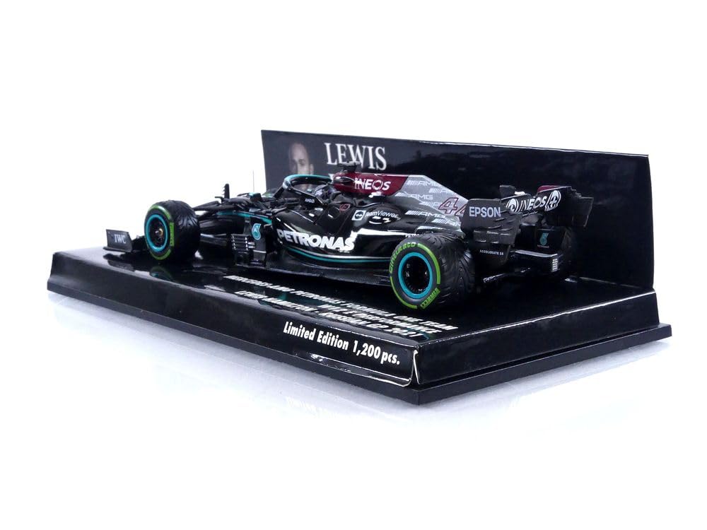 Масштаб Minichamps W12 Хэмильтон Победитель Гран-при Сочи 2021 100-я победа Готовая модель 1/43 M-AMG