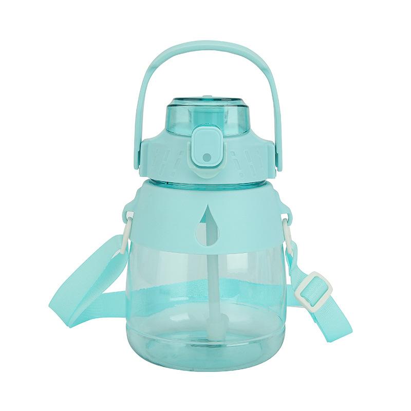 Высококачественная пузатая чашка, пластиковая космическая чашка, милая детская чашка с соломинкой, чашка для воды большой емкости