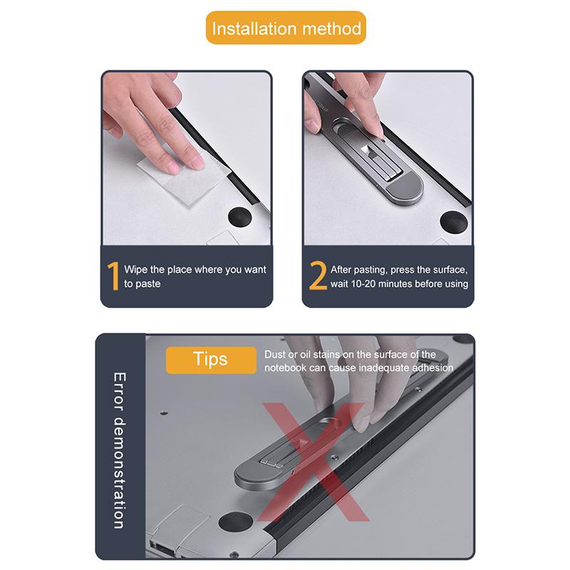 Подставка для ноутбука Oatsbasf, аксессуары для ноутбуков, планшетов, подставка для MacBook Pro, мини-складная подставка для ноутбука, портативный держатель, охлаждающая подставка