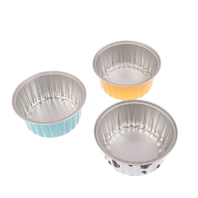 10 шт. многоразовых круглых формочек из алюминиевой фольги для пудинга, тортов, инструментов для выпечки