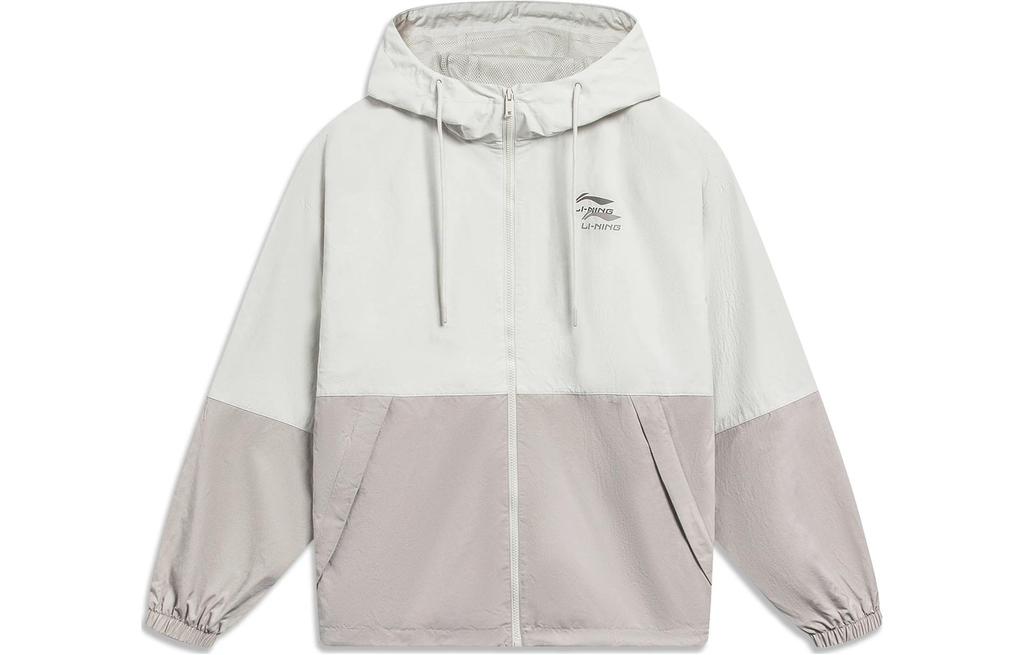 Li Ning Sports Fashion Collection Jacket Unisex Silver Birch Gray AFDT523-2