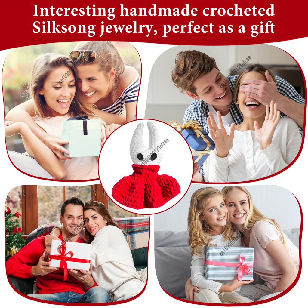 Handcrafted Hollow Knight 2 Hornet Pendant Doll Toy  Collectible Gaming Merch Gift for Fans Christmas Gifts Backpack Decoration