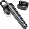 New Bee Bluetooth Headset, Single Ear, Hands-Free Calling, Ambidextrous, Noise Cancelling, Built-in Microphone, Mute Function, Simultaneous