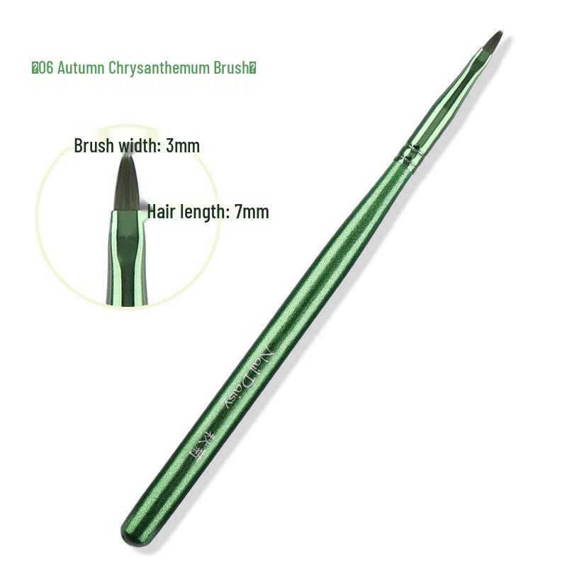 Cross-border Nail Art Brush Set: Japanese Painting, Flower Line, Square & Round Gel, Ombre Gradient Brushes.