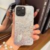 Акриловая задняя панель с ТПУ бампером для iphone XR XS Max 16 Plus Air 17 Pro 18 Pro Max 11 15 12 13 14 Серебряные Бабочки чехол Ударопрочная крышка