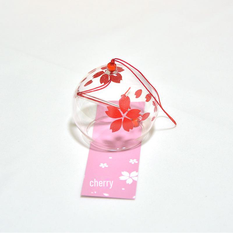 Wind Blossom Cherry Glass Chime Japanese Home Decor Ornament Birthday Gift