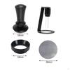 Coffee Tamper Set Adjustable Pressure Comfortable Bean Press Leveler Barista