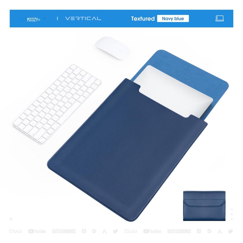 Немагнитная кожаная сумка для ноутбука Apple M2, Huawei, Lenovo Xiaoxin и планшетных компьютеров.