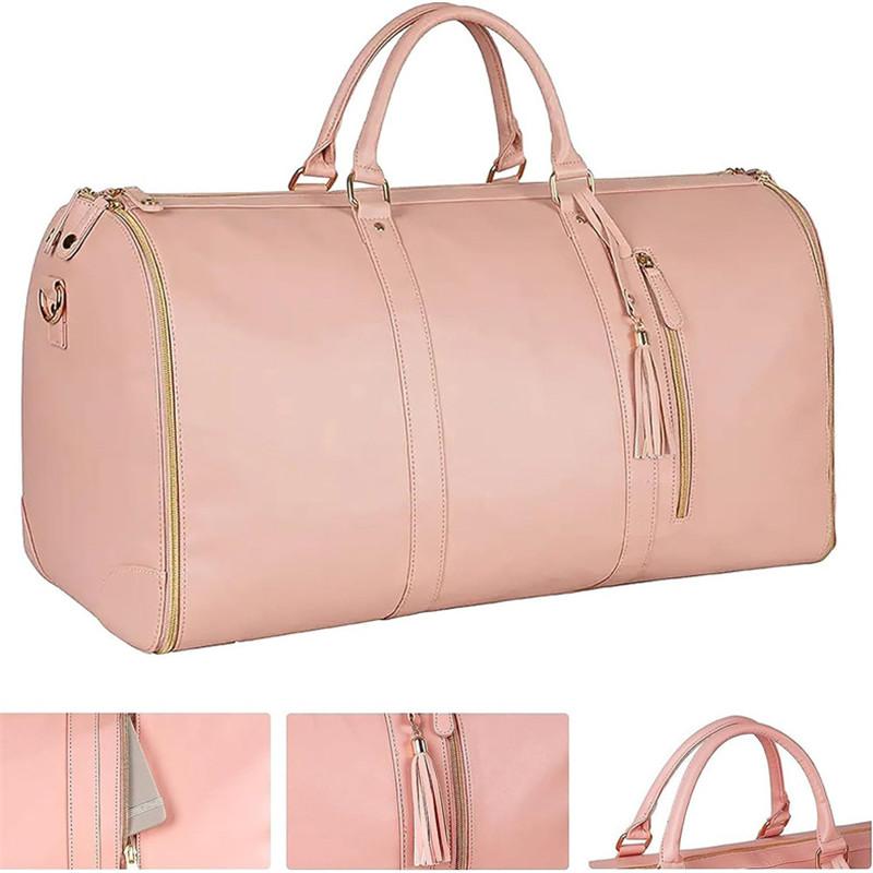 Большая емкость для ручной клади, сумка для одежды из искусственной кожи, спортивная сумка для женщин, водонепроницаемые сумки для одежды