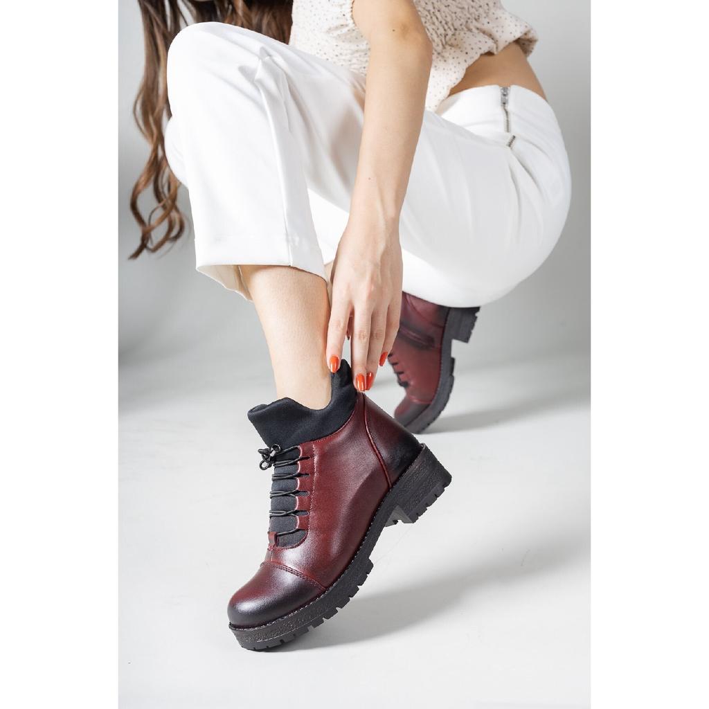 Черные женские ботинки 0012720