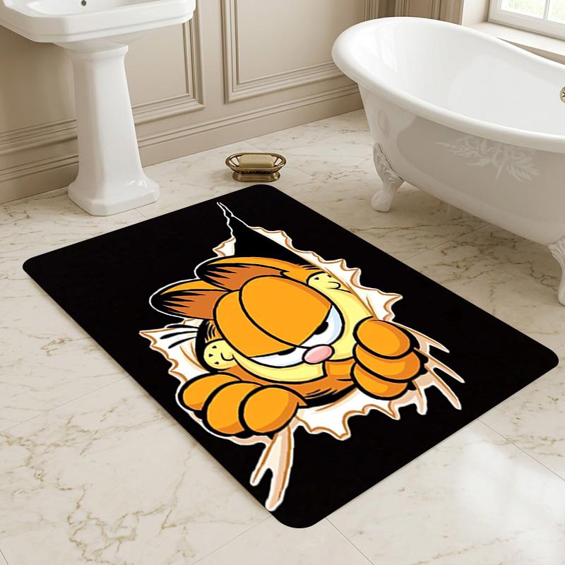 Garfield Breakthrough Living Room Nonslip Area Rug Soft Carpet For Bedroom Game Playroom Sofa Office Home Decor Doormat Christmas Gift C926512