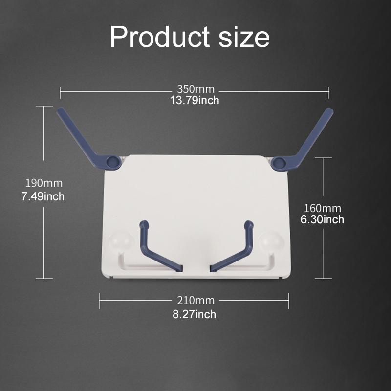 1PC Reading Stand Portable Books Stand Recipe Shelf Folding Cookbook Holder Organizer Bookend for Music Score Recipe Tablet TMZ