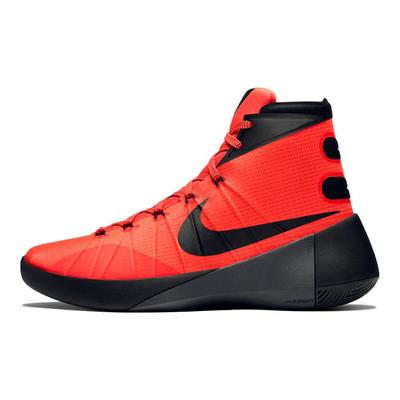 Hyperdunk 2015 Амортизация Нескользящие Износостойкие Высокие Баскетбольные Кроссовки Мужские Красные Черные EP 749562-600