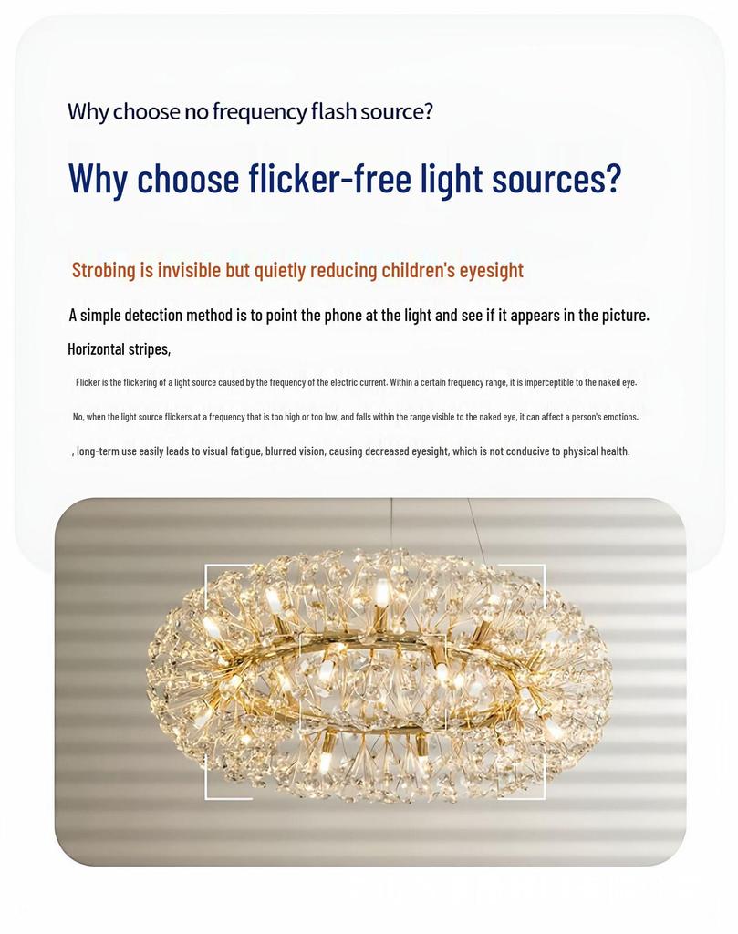 Скандинавский хрустальный подвесной светильник «Одуванчик» для гостиной, спальни и бара - Роскошное креативное освещение