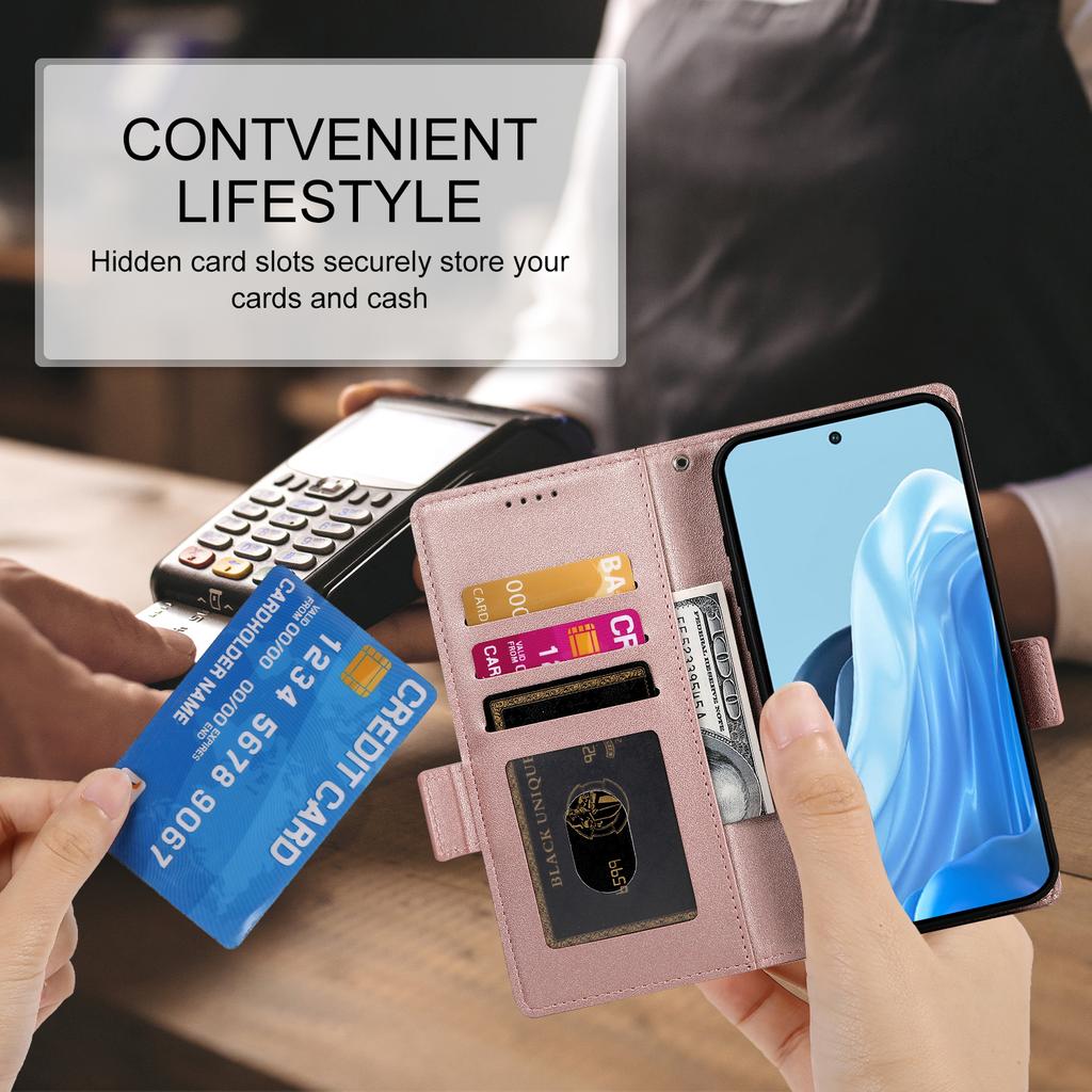 DF-010 Чехол-подставка для Samsung Galaxy M35 5G, кошелек из искусственной кожи, чехол для телефона