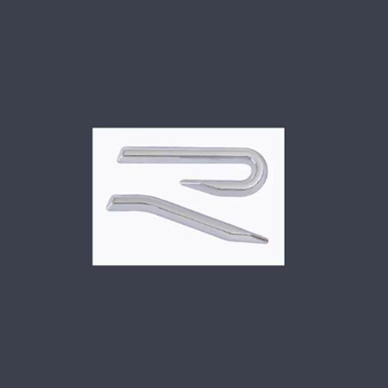 3D металлический материал автомобиль новый R рельс передняя решетка значок эмблема наклейки для VW Volkswagen SAGITARE ARTEON POLO MK GOLF 8 аксессуары