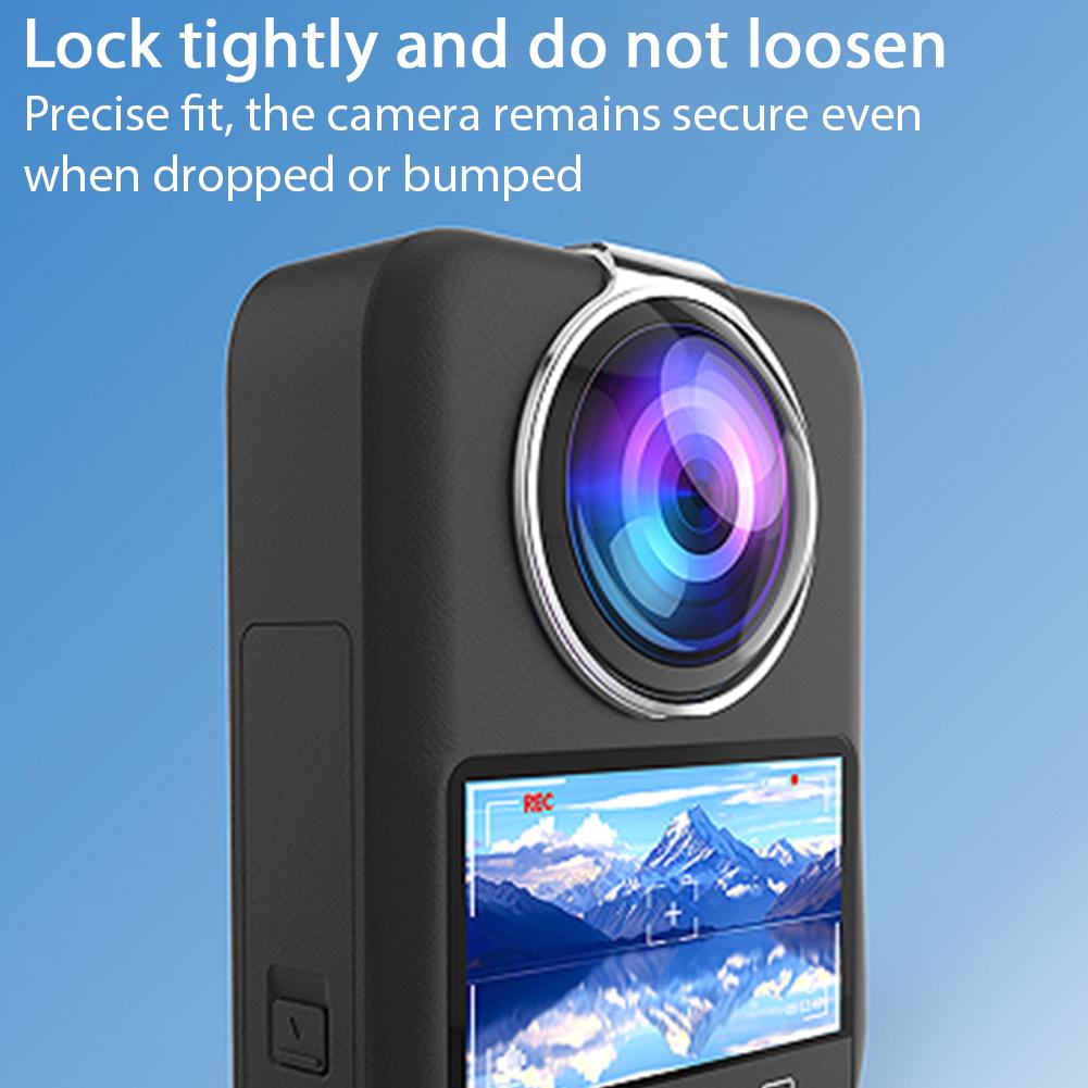 2pcs Lens Guards Cap For DJI OSMO 360 Lens Protector PC Protective Goggle Camera Protector Anti-scratch Camera Accessories