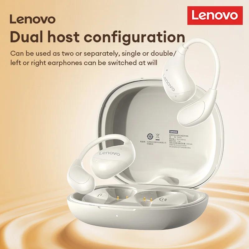 100% НОВАЯ оригинальная гарнитура Lenovo TA330 OWS Bluetooth V5.4 со сверхнизкой задержкой, музыкальная игровая гарнитура с бионическим дизайном, спортивная подвесная гарнитура