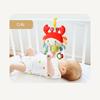 Distorting Mirror Plush Stuffed Sensory Toy with Clamp Stroller Hanging Ornaments  0-1 Years Old
