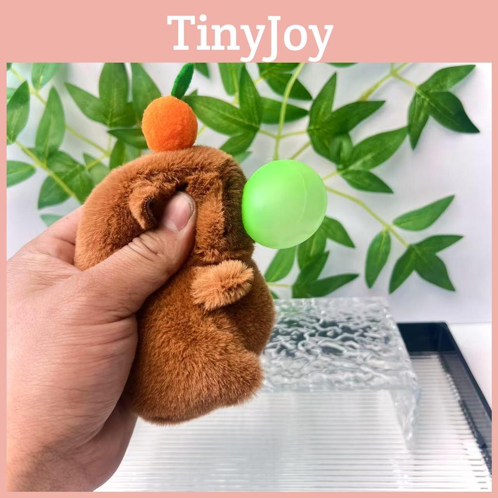 Capybara Colorful Bubble Plush Keychain Stuffed Animal Doll Pendant Decoration
