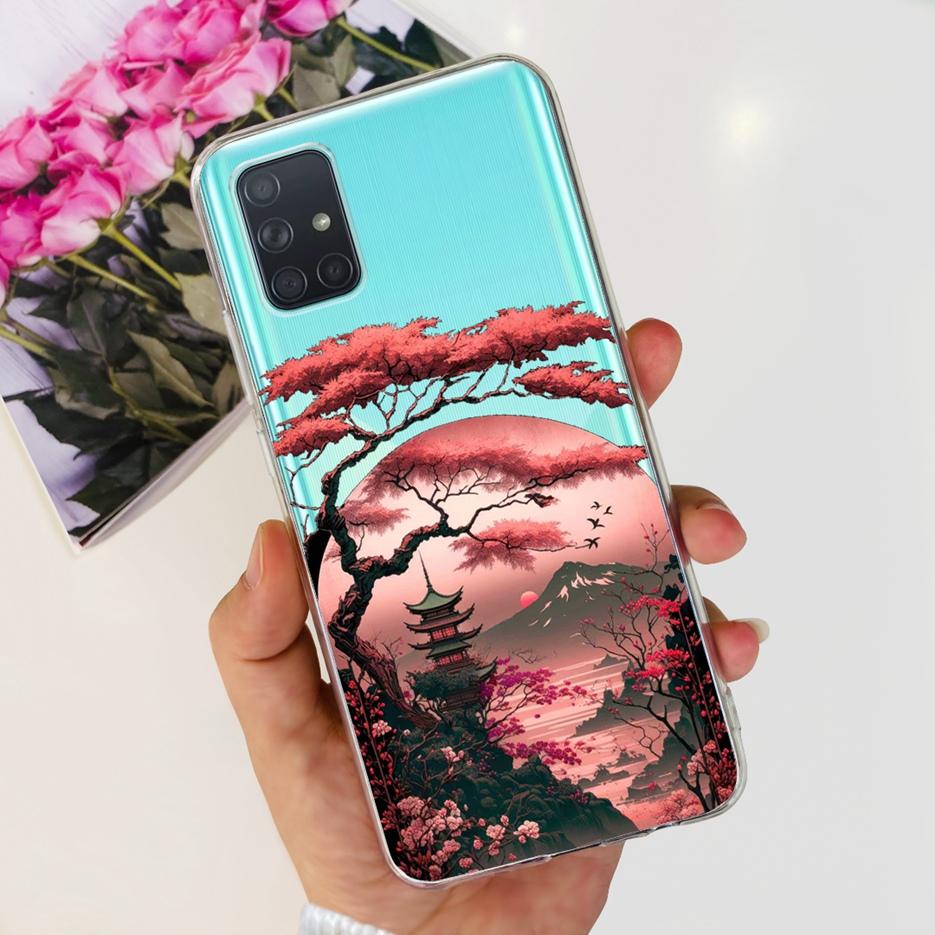 For Samsung Galaxy A31 A41 A51 A71 Case Cute Fashion Painted Cover Soft TPU Phone Case For Samsung A31 A41 Galaxy A51 A71 Bumper
