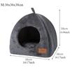 Soft Cat Bed Foldable Kitten House Semi-enclosed Indoor Cats Cave Warm Kennel For Small Dogs Cats Deep Sleep Pets Accessories