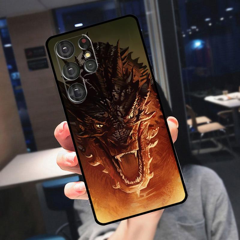 Крутой арт-чехол с драконом для Samsung Galaxy S25 S24 S21 S22 S23 Ultra S9 S10 Plus S24 FE S21 FE