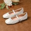 Fashion Flat Shoes for Women 2025 Spring and Autumn Mary Jane French Flat Shallow Mouth Plus Size Women's Shoes Ladies Loafers Women