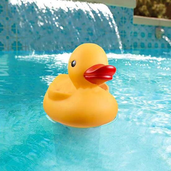 Устройство для дозирования в бассейне, плавающий дизайн, автоматический дезинфектор с мультяшным рисунком утки, таблетка для бассейна
