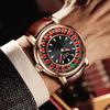 LIGE 2025 Creative Men Watch Fashion Roulette Dial Waterproof Luminous Men's Quartz Watch