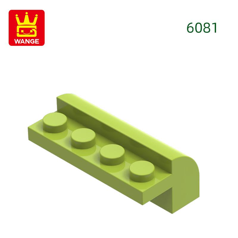 44Pcs/lot 6081Corner 4Hole Slope Curved 2x4x1 1/3 featuring Top Block Moc Colour Accessories Works With featuring Brick Kids Toy